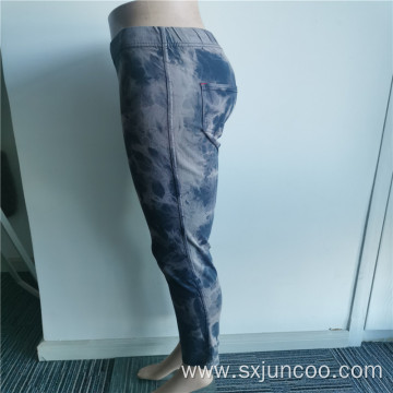 70%Rayon 25%Nylon 5%Spandex Casual Outdoor Long Jeans